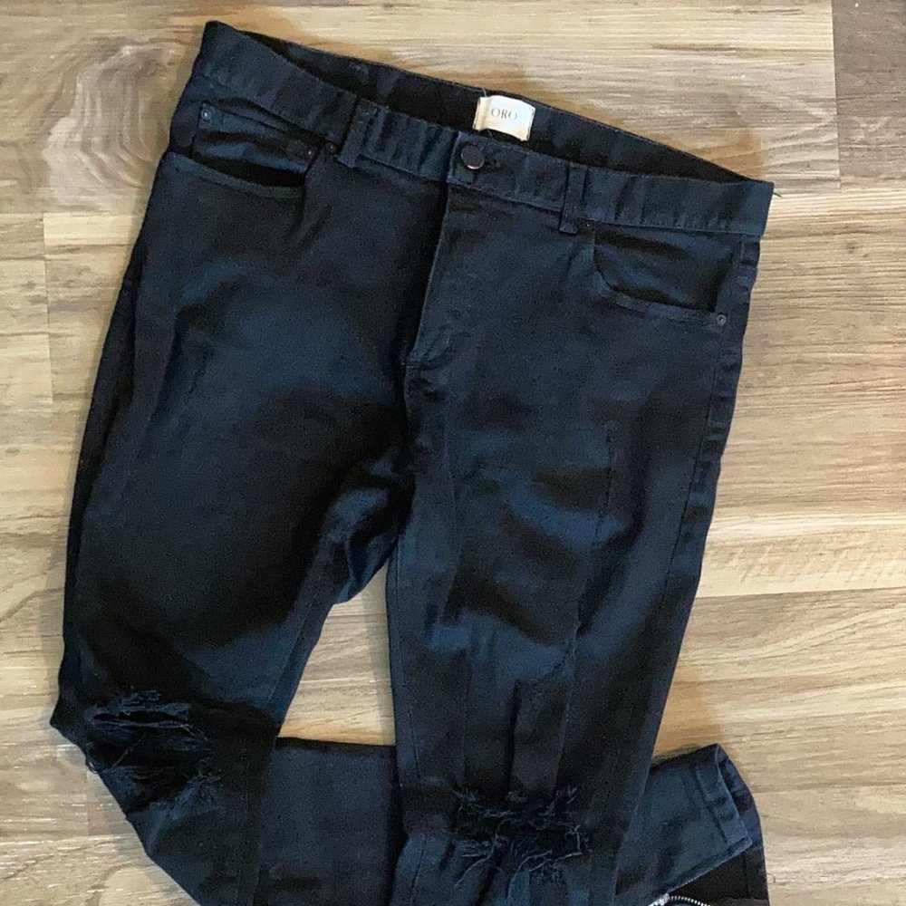 Oro Los Angeles THE NOIR EVERYDAY DENIM 34x32 Black